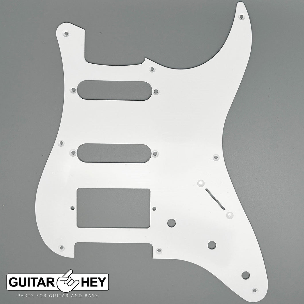 NEW 1-ply H/S/S Pickguard for '57 Fender Stratocaster/Strat® 8-Holes - WHITE