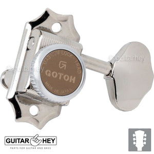 NEW Gotoh SD90-06M MGT Vintage Locking Tuners Keys for Gibson Style 3x3 - NICKEL