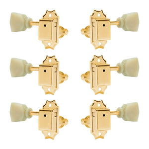 NEW Gotoh SD90-SL Tuners Set Tuning Keys Set L3+R3 w/ screws 3x3 - GOLD