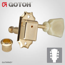 Load image into Gallery viewer, NEW Gotoh SD90-SL Tuners Set Tuning Keys Set L3+R3 w/ screws 3x3 - GOLD