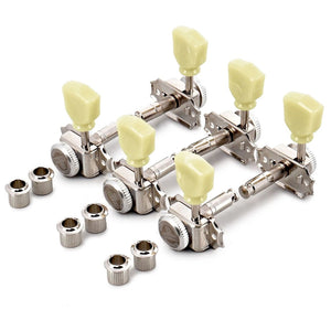 NEW Gotoh SD90-SL MGT Locking Tuners L3+R3 Keystone & 10mm bushings 3x3 - NICKEL