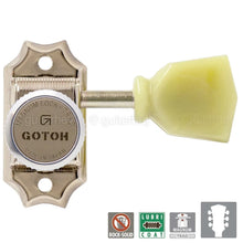 Load image into Gallery viewer, NEW Gotoh SD90-SL MGT MAGNUM LOCKING TRAD Tuner Keys L3+R3 Keystone 3x3 - NICKEL