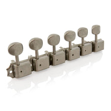 Load image into Gallery viewer, NEW Gotoh SD91-05M 6-In-Line Tuning Keys Non-Staggered Vintage - AGED NICKEL