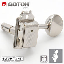 Carregar imagem no visualizador da galeria, NEW Gotoh SD91-05M MG Magnum Lock 6-in-line LOCKING Keys Vintage Style - NICKEL