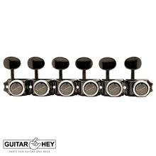 Load image into Gallery viewer, NEW Gotoh SD91-05M MGT Locking Tuners STAGGERED 6 in line Set - COSMO BLACK