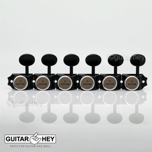 NEW Gotoh SD91-05M MGT Locking Tuners STAGGERED 6 in line LEFT-HANDED - BLACK