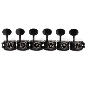 NEW Gotoh SD91-05M MGTB Locking Tuners Set 6 in line STAGGERED w/ screws - BLACK