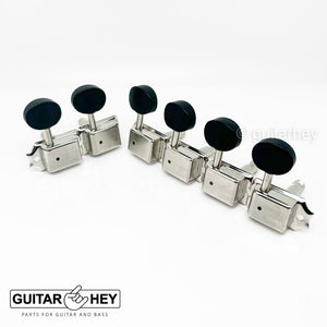 NEW Gotoh SD91-B5 6 in-line Vintage Style Tuners for Fender Strat Tele - NICKEL