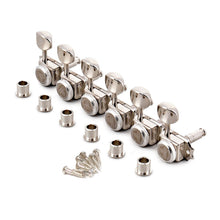 Load image into Gallery viewer, NEW Gotoh SD91-05M MGT Locking Tuners Set 6 in line STAGGERED w/ screws - NICKEL