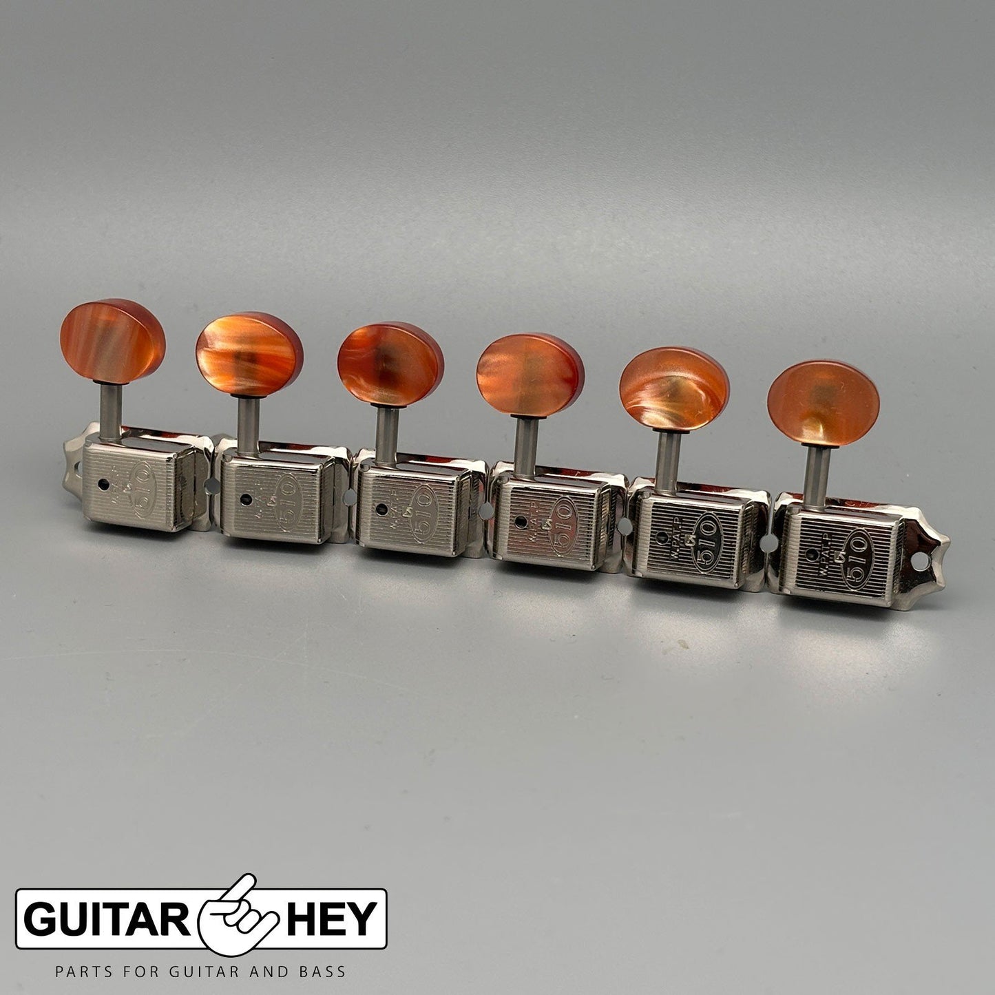 NEW Gotoh SDS510-P5R 6-In-Line Vintage Style Tuners Fender Strat Tele - NICKEL