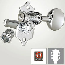 Load image into Gallery viewer, NEW Gotoh SE700-05M OPEN-GEAR Tuning Keys L3+R3 w/ OVAL Buttons 3x3 - NICKEL