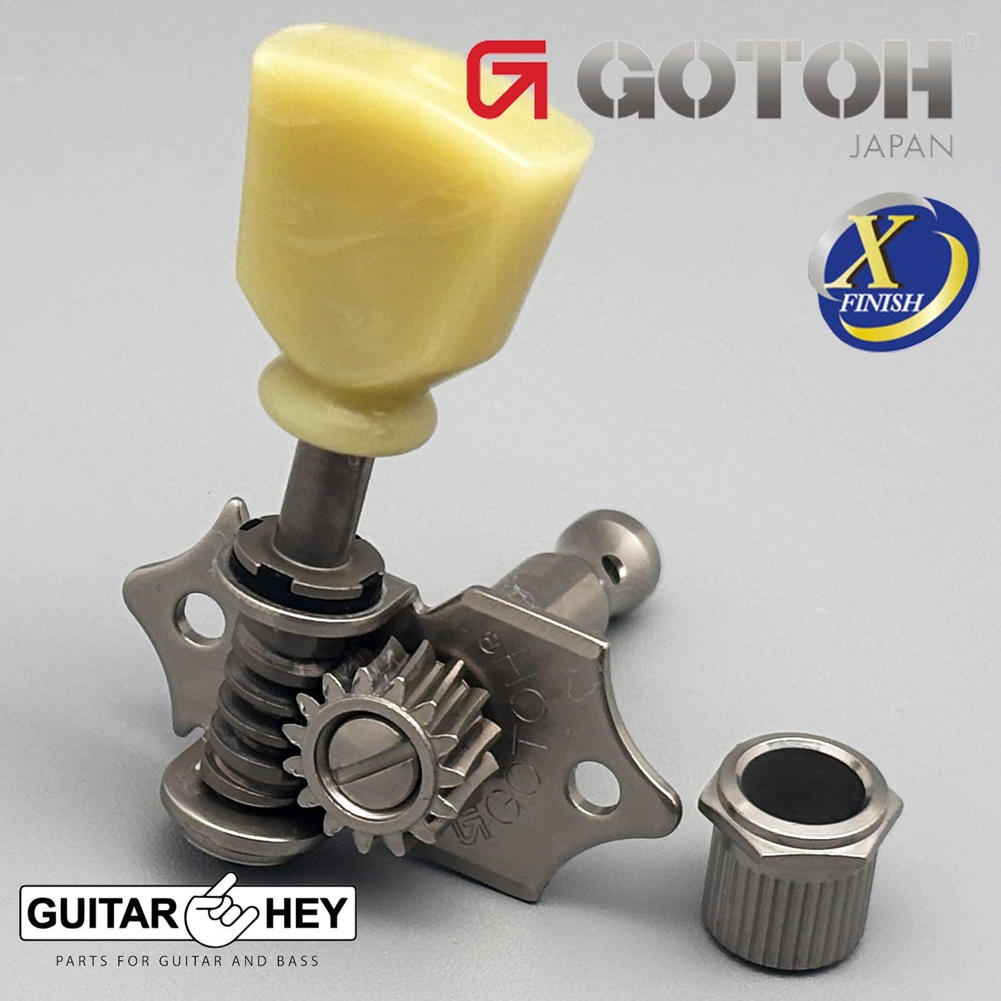 NEW Gotoh SE700-SL OPEN-GEAR Tuning Keystone Keys 3x3 Tuners - ANTIQUE X-NICKEL
