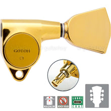 Load image into Gallery viewer, NEW Gotoh SG301-04 MG L3+R3 Magnum Lock Set LOCKING Keystone Keys 3X3 - GOLD