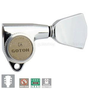 NEW Gotoh SG301-04 MGT MAGNUM-LOCK TRAD Locking Set Keystone Keys 3x3 - CHROME