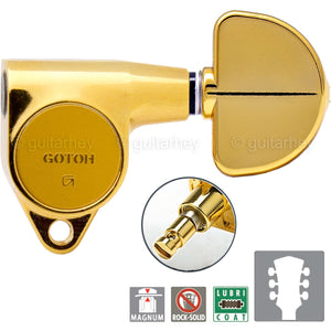 NEW - Gotoh SG301-20 MG Magnum Lock Locking L3+R3 Tuning Grover Style 3x3 - GOLD