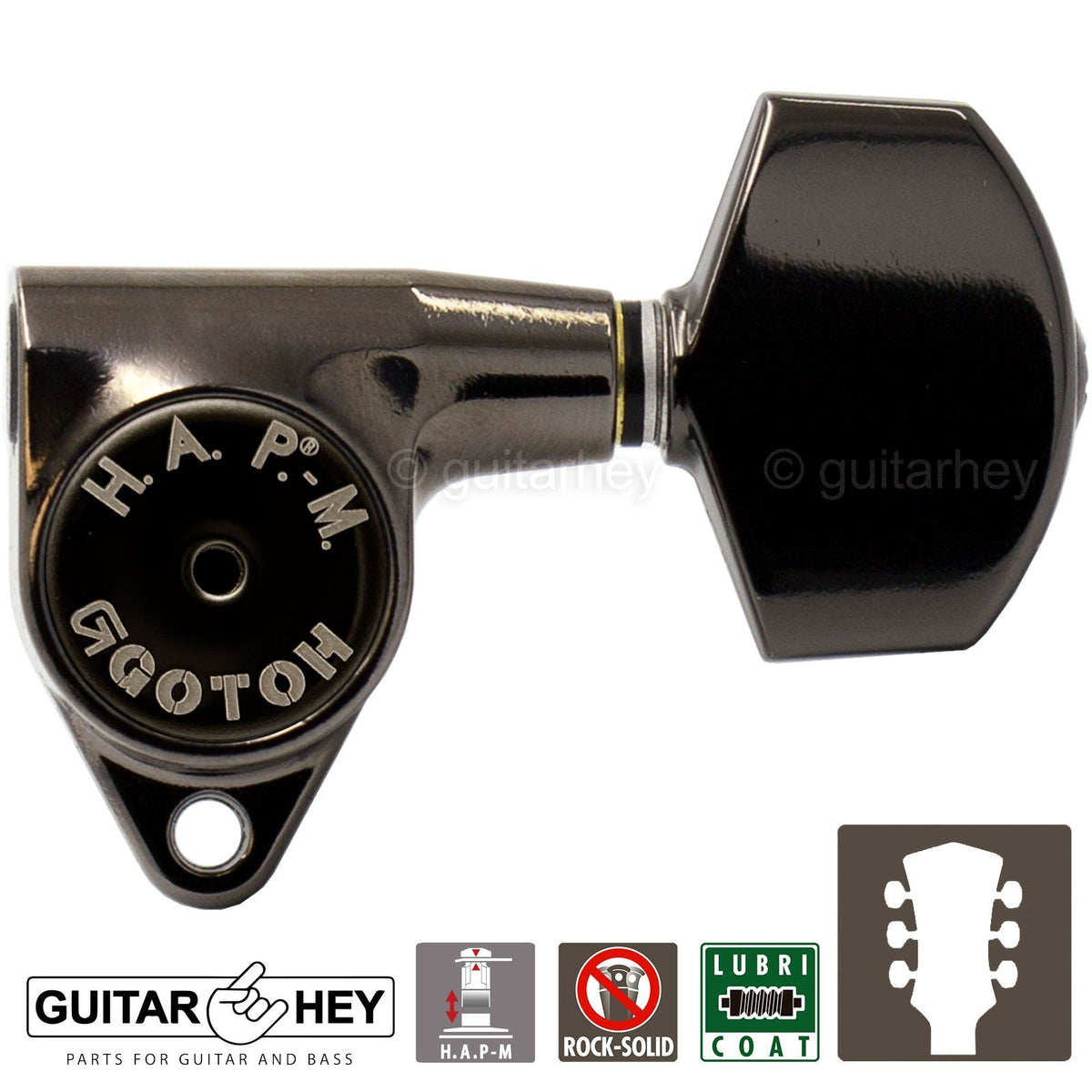 NEW Gotoh SG301-01 HAPM Adjustable Post Height Locking 3x3 - COSMO BLACK