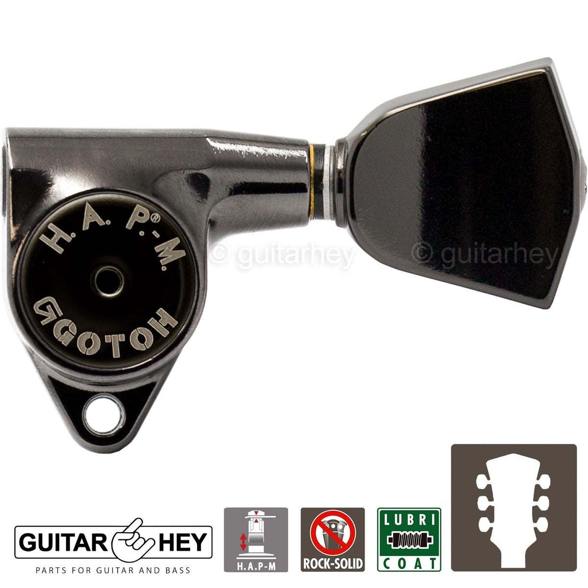 NEW Gotoh SG301-04 HAPM Adjustable Post Height Locking TULIP 3x3 - COSMO BLACK