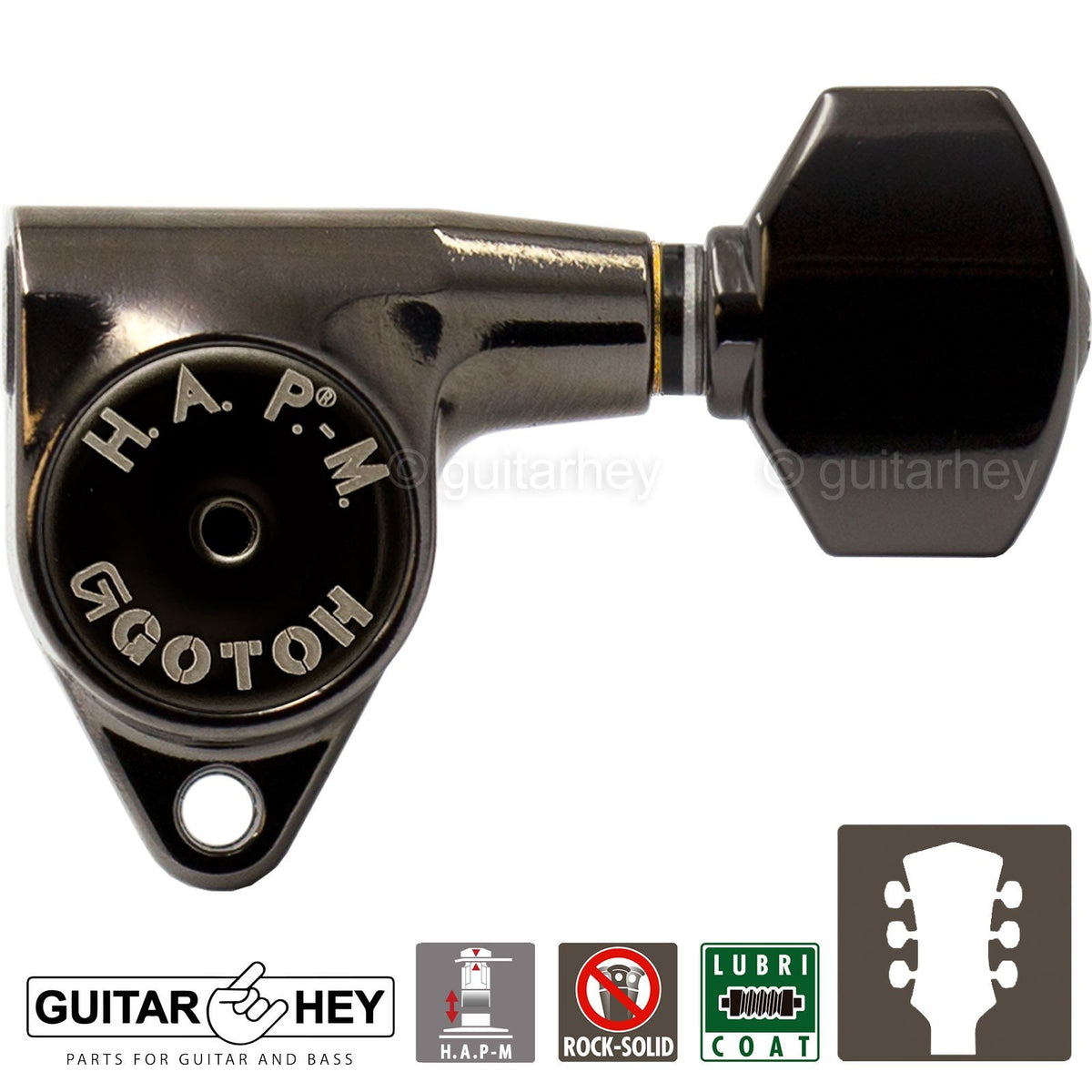NEW Gotoh SG301-07 HAPM Adjustable Post Height Locking 3x3 - COSMO BLACK