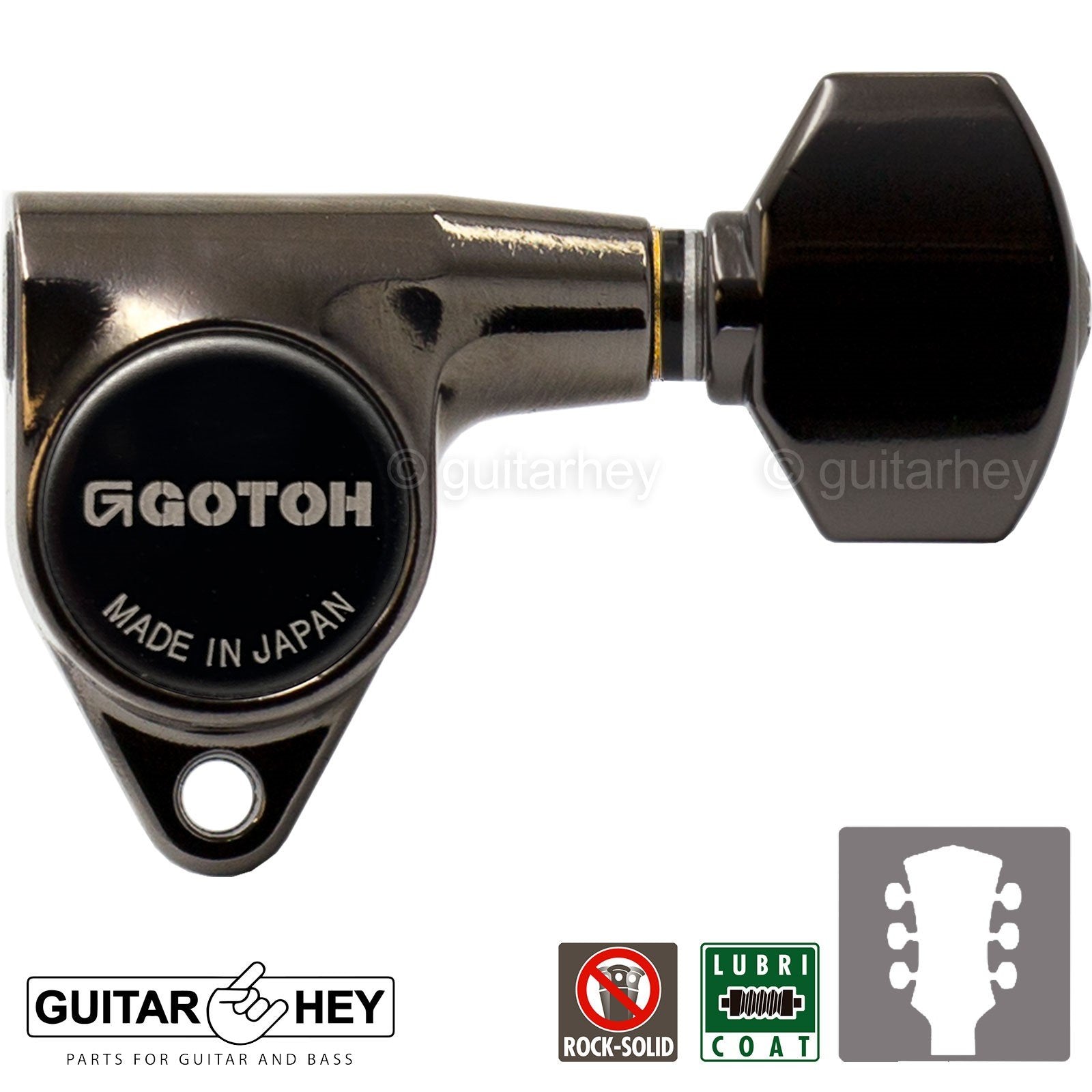 NEW Gotoh SG301-07 Machine Heads Set L3+R3 SMALL Buttons 3x3
