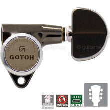 Carregar imagem no visualizador da galeria, NEW - Gotoh SG301-20 MGT Magnum Lock Trad Locking 3x3 Tuning 3+3 - COSMO BLACK