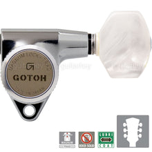 Load image into Gallery viewer, NEW Gotoh SG301-P7 MGT Set L3+R3 w/ PEARLOID Buttons Locking Set 3x3 - CHROME