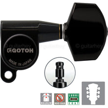 Load image into Gallery viewer, NEW Gotoh SG360-01 MG Magnum Locking L3+R3 w/ LARGE Buttons Set 3x3 - BLACK