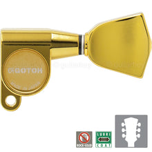 Load image into Gallery viewer, NEW Gotoh SG360-04 Tuners Set Mini Schaller Style Keystone w/ screws 3x3 - GOLD