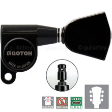 Load image into Gallery viewer, NEW Gotoh SG360-04 MG Magnum Locking L3+R3 w/ KEYSTONE Buttons Set 3x3 - BLACK