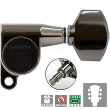 Load image into Gallery viewer, NEW Gotoh SG360-07 MG Magnum Locking MINI Tuners L3+R3 Set 3x3 - COSMO BLACK