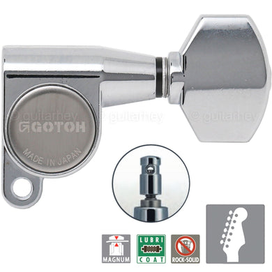 NEW Gotoh SG360-07 MG Magnum Locking Set 6 in line Schaller Mini Style - CHROME