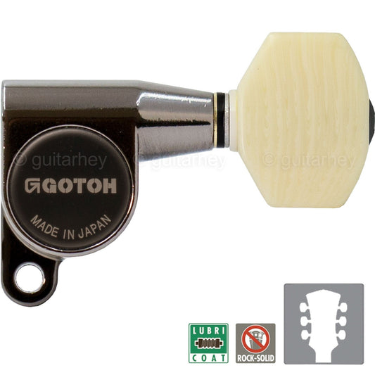 NEW Gotoh SG360-M07 Tuners Schaller Style Mini Keys SET 3x3 - COSMO BLACK