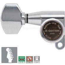 Load image into Gallery viewer, NEW Gotoh SG360-07 MGT 6 In-Line MAGNUM Locking Mini LEFT-HANDED - CHROME