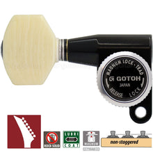 Load image into Gallery viewer, NEW Gotoh SG360-M07 MGT 7 In-Line Set Locking TREBLE SIDE Non-Staggered - BLACK