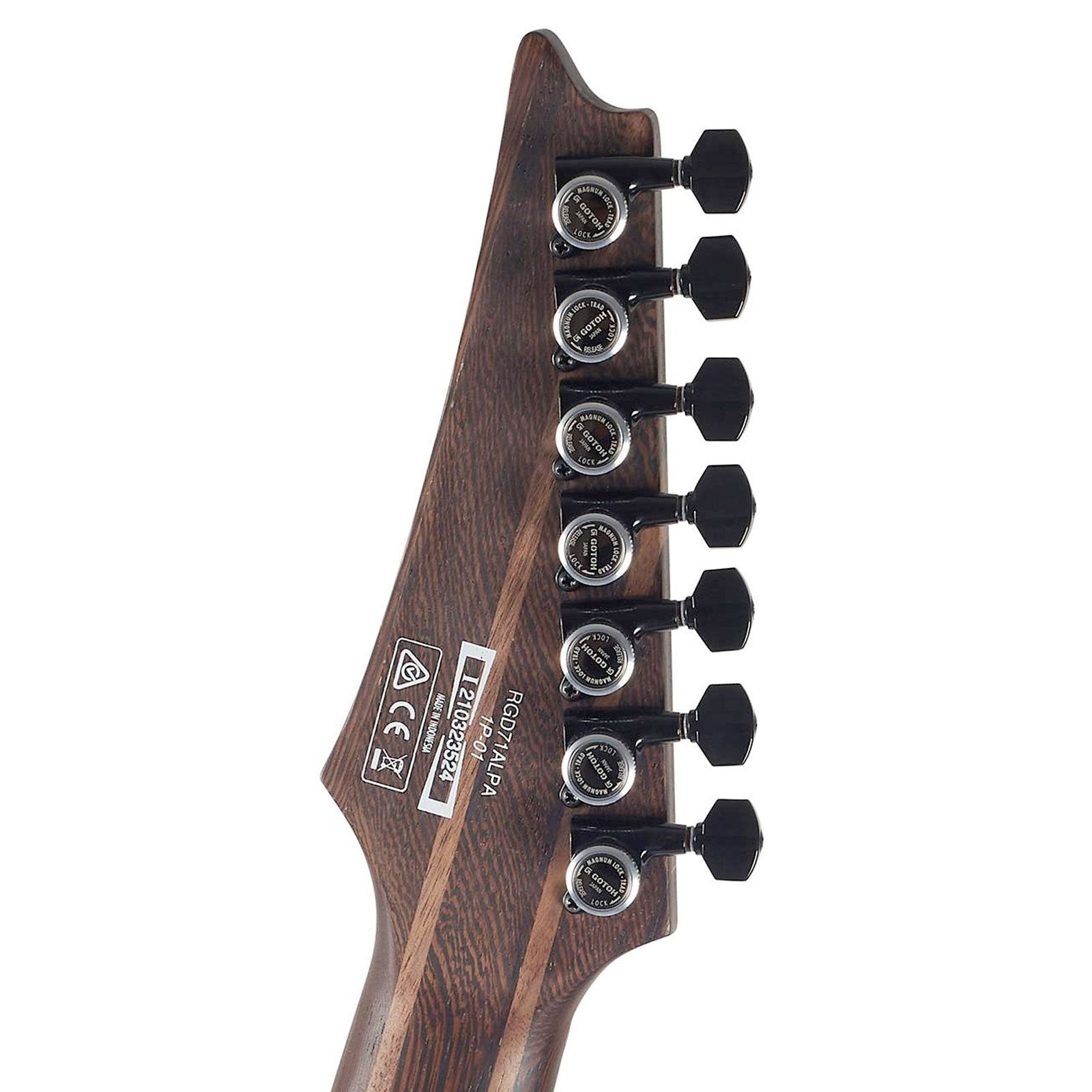 NEW Gotoh SG381-07 MGT 7 in Line Locking Tuners Set NON-Staggered