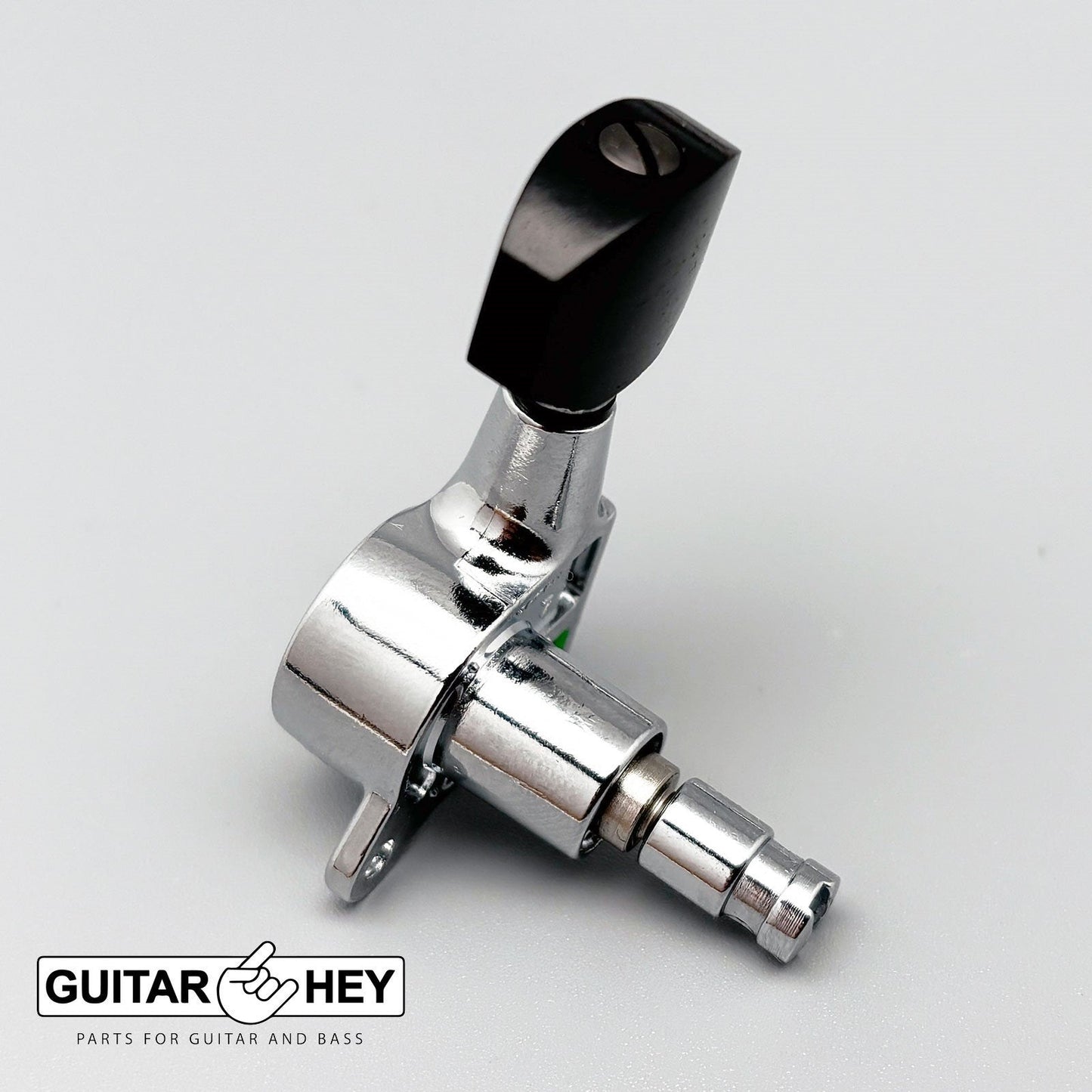NEW Gotoh SG381-EN07 MG Locking Tuners 6-In-Line Keys w/ EBONY Buttons - CHROME