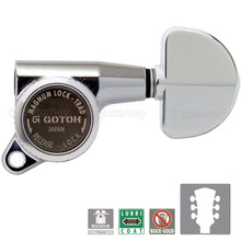 Load image into Gallery viewer, NEW Gotoh SG381-20 MGT Magnum Locking Trad Grover Style Button Set 3x3 - CHROME