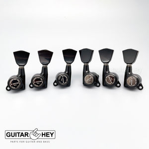 NEW Gotoh SG381-04 MGTB L3+R3 Set Locking Tuners Keystone Keys 3x3 - BLACK