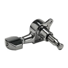 Load image into Gallery viewer, NEW Gotoh SG381-07 Set 6 in line w/ SMALL Buttons LEFT HANDED - COSMO BLACK