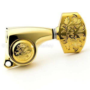 NEW Gotoh SGL510Z-A60LX Luxury Mode L3+R3 SET Tuning Keys 1:21 Ratio 3x3 - GOLD