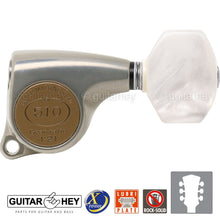 Load image into Gallery viewer, NEW Gotoh SGL510Z-P7 Tuning Keys Set 1:21 Ratio 3x3 - ANTIQUE X-FINISH NICKEL