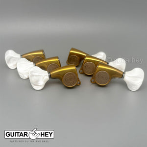 NEW Gotoh SGL510Z-WL5 Tuning Keys 1:21 Gear Ratio 3x3 - ANTIQUE X-FINISH GOLD