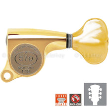 Load image into Gallery viewer, NEW Gotoh SGS510Z-S5 L3+R3 Set Mini Tuners 1:18 Ratio 3x3 - GOLD