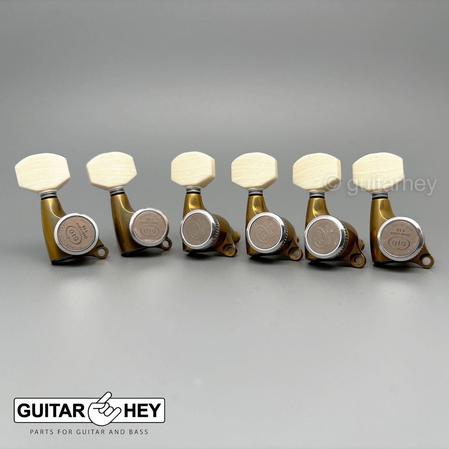 NEW Gotoh SGS510Z-M07 MGT 6 in line Locking Tuners Set 18:1 Gear Ratio - X-GOLD