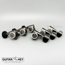 Load image into Gallery viewer, NEW Gotoh SGV510Z-EN07 MGT L3+R3 LOCKING Tuners Set 21:1 Gear 3x3 - COSMO BLACK