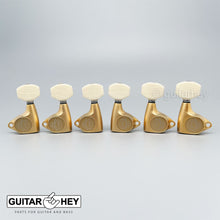 Carregar imagem no visualizador da galeria, NEW Gotoh SGV510Z-M07 L3+R3 Tuners 21:1 Gear Ratio IVORY Buttons 3x3 GOLD SATIN