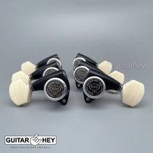 Load image into Gallery viewer, NEW Gotoh SGV510Z-M07 MGT L3+R3 LOCKING Tuners 21:1 Gear Ratio 3x3 - BLACK SATIN