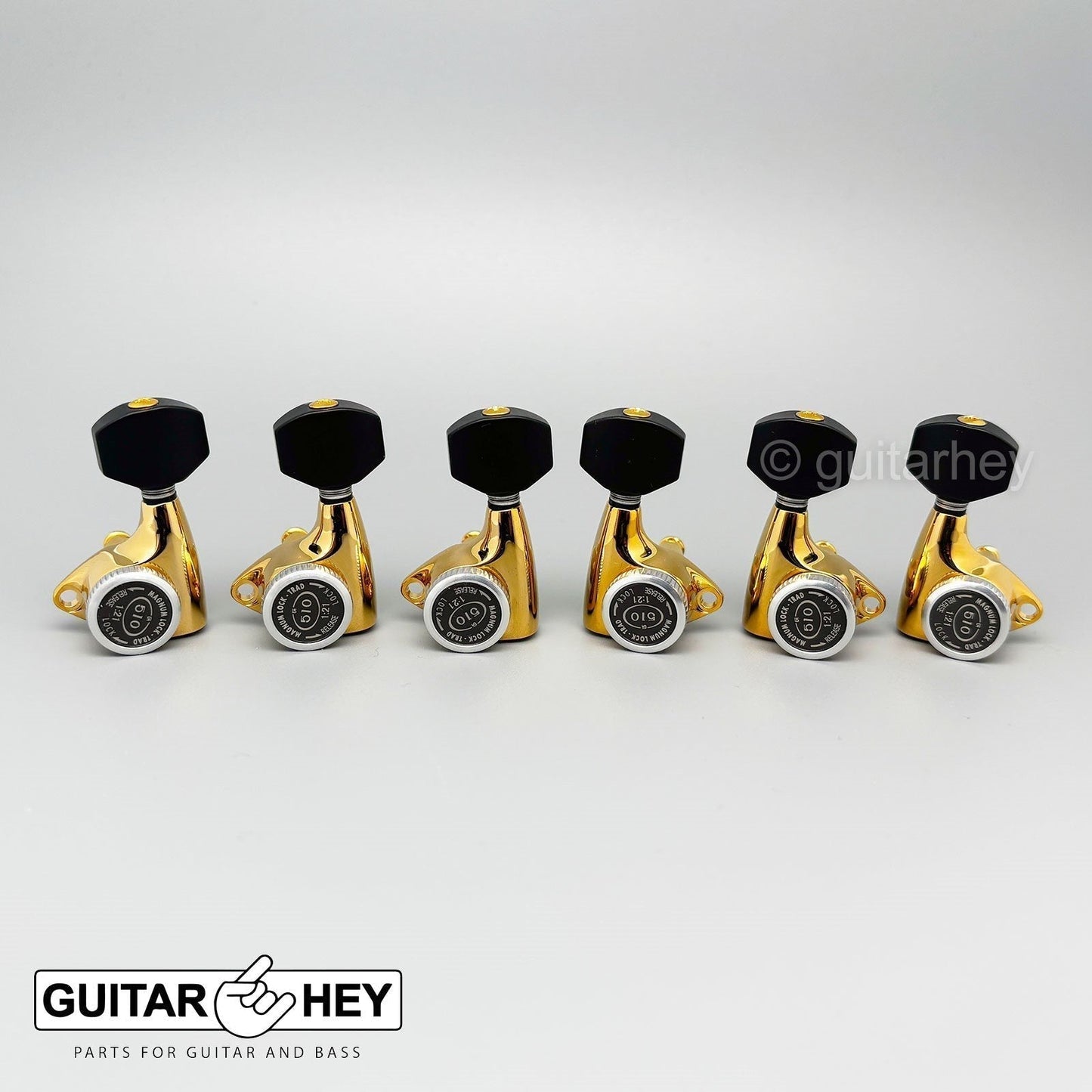 NEW Gotoh SGV510Z-B07 MGT L3+R3 LOCKING Tuners 21:1 Gear Ratio 3x3 - GOLD