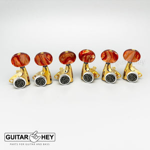 NEW Gotoh SGV510Z-P2 MGT L3+R3 LOCKING Tuners 21:1 Gear Ratio 3x3 - GOLD