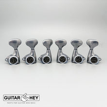Load image into Gallery viewer, NEW Gotoh SGV510Z-L5 MGT L3+R3 LOCKING Tuners Set 3x3 - ANTIQUE X-FINISH CHROME