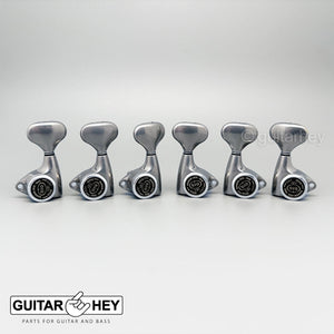 NEW Gotoh SGV510Z-L5 MGT L3+R3 LOCKING Tuners Set 3x3 - ANTIQUE X-FINISH CHROME